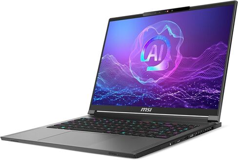 MSI Creator A16 AI+ A3HVFG-037US 16 بوصة WQXGA 240 هرتز Copilot+ PC محطة عمل متنقلة، AMD Ryzen 9 365 2.0 جيجا هرتز، ذاكرة وصول عشوائي 32 جيجا، 1 تيرابايت SSD، NVIDIA GeForce RTX 4060 8 جيجا، Windows 11 Pro، رمادي لونار in Kuwait