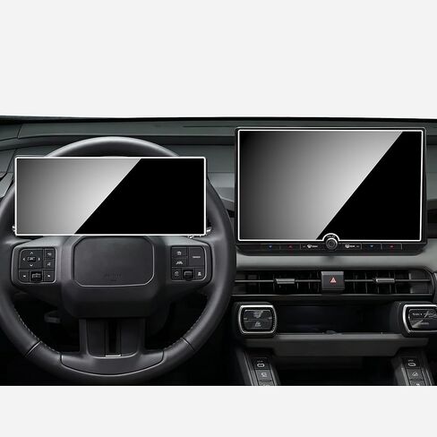 Tempered Glass Screen Protector for Toyota RAV4 2026 LE XLE Premium Woodland SE [10.5 Inch Navigation & 12.3 Inch Dash Display] 9H Hardness Anti-Scratch for Toyota RAV4 2026 Interior Accessories in Saudi Arabia