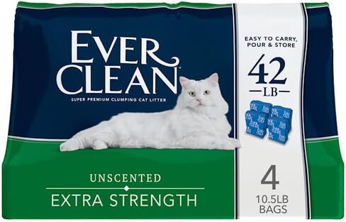 Ever Clean Extra Strength Clumping Unscented Cat Litter, 42 lbs. in Saudi Arabia
