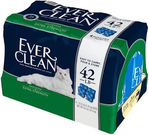 Ever Clean Extra Strength Clumping Unscented Cat Litter, 42 lbs. in Saudi Arabia