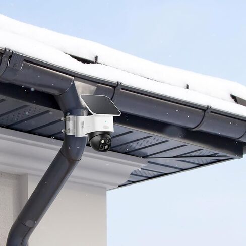 Pole Mount Bracket Compatible with eufy Security eufyCam S4 All eufy PoE Bullet-PTZ Cam S4 eufy Security SoloCam E30/E42/S340, Metal Outdoor Adapter Wall Corner Mounting Adjustable Position Holder in Kuwait