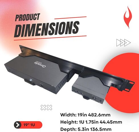 طقم حامل 1U مقاس 19 بوصة لـ Omada OC220 أو OC200 وER707-M2 أو ER7206 in Kuwait