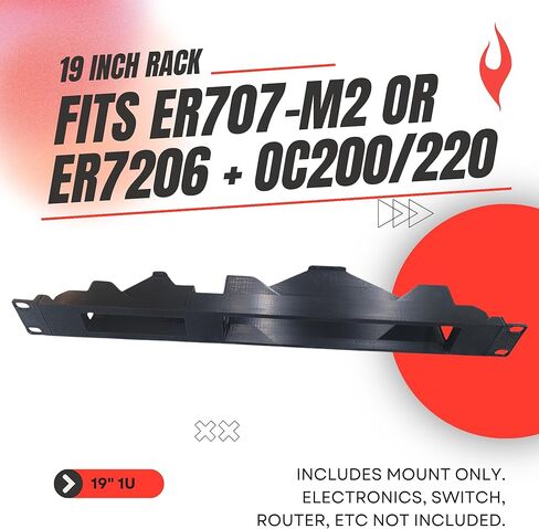 طقم حامل 1U مقاس 19 بوصة لـ Omada OC220 أو OC200 وER707-M2 أو ER7206 in Kuwait