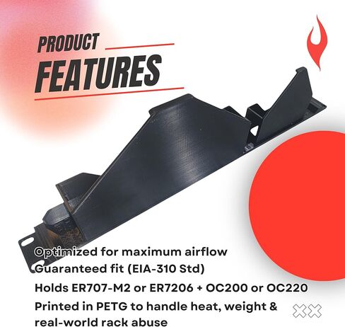 طقم حامل 1U مقاس 19 بوصة لـ Omada OC220 أو OC200 وER707-M2 أو ER7206 in Kuwait