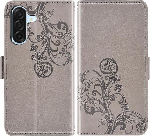 Asuwish Compatible with Samsung Galaxy A16/A17/A26 5G Wallet Case and Tempered Glass Screen Protector Flip Wrist Strap Card Holder Cell Phone Cover TPU for A 16 17 26 16A 17A 26A 4G SM-A166U Grey in Saudi Arabia