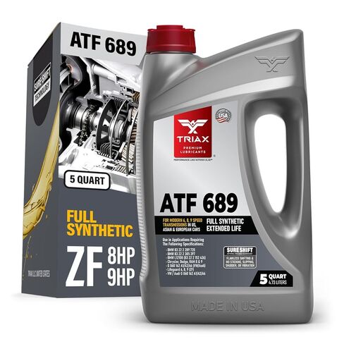 Triax Euro Car ATF Synthetic, Low Vis, for European 6,7,8, and 9 Speed Automatic Transmissions, Compatible with BMW, Audi, Porsche, Land Rover, Mercedes Benz (1 Quart) in Kuwait