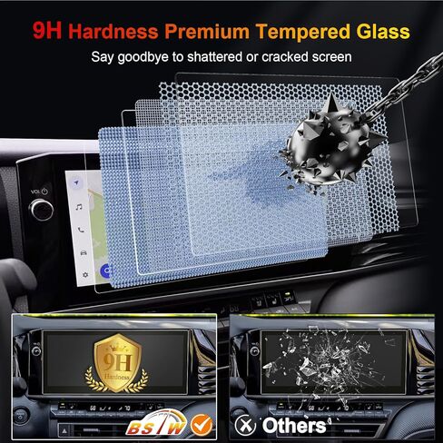 لـ 2025 Camry Screen Protector Matte لـ 2025 2026 Toyota Camry XLE XSE 12.3 بوصة شاشة لمس لـ 2025 Toyota Camry 9th Gen Hybrid EV Accessories طبقة حماية من الزجاج المقسى in Kuwait