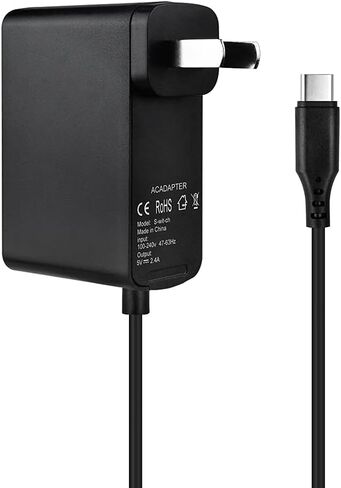 محول شاحن حائط تيار متردد 5 فولت 2.4 أمبير من النوع C USB-C AC-DC متوافق مع جهاز Nokia N1 مقاس 7.9 بوصات in Kuwait