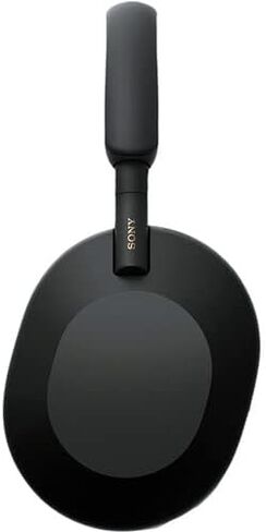 Sony WH-1000XM5 Wireless Noise Canceling Headphones with Auto Noise Canceling Optimizer, Crystal Clear Hands-Free Calling, and Voice Control, Black + Headphone Stand + USB Adapter (Renewed) in Kuwait