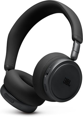JBL Live 680NC - سماعات رأس لاسلكية على الأذن بخاصية إلغاء الضوضاء، صوت JBL المميز مع صوت عالي الدقة، 2 ميكروفون للمكالمات المثالية 2.0 مع خوارزمية AI-Trained، وPersoni-Fi 3.0 (أسود) in Kuwait