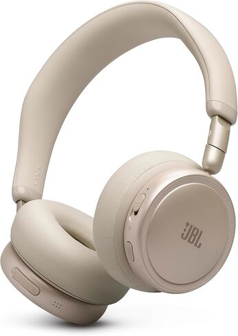 JBL Live 680NC - سماعات رأس لاسلكية على الأذن بخاصية إلغاء الضوضاء، صوت JBL المميز مع صوت عالي الدقة، 2 ميكروفون للمكالمات المثالية 2.0 مع خوارزمية AI-Trained، وPersoni-Fi 3.0 (أسود) in Kuwait