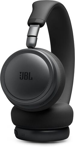 JBL Live 680NC - سماعات رأس لاسلكية على الأذن بخاصية إلغاء الضوضاء، صوت JBL المميز مع صوت عالي الدقة، 2 ميكروفون للمكالمات المثالية 2.0 مع خوارزمية AI-Trained، وPersoni-Fi 3.0 (أسود) in Kuwait