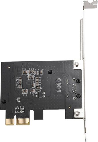 بطاقة شبكة PCIe 5 جيجا بايت من فاباتر، محول شبكة PCI Express إلى 5 جيجابت إيثرنت RJ45 NIC مع دعامة إضافية منخفضة المستوى، تدعم Wins 10 11، in Kuwait