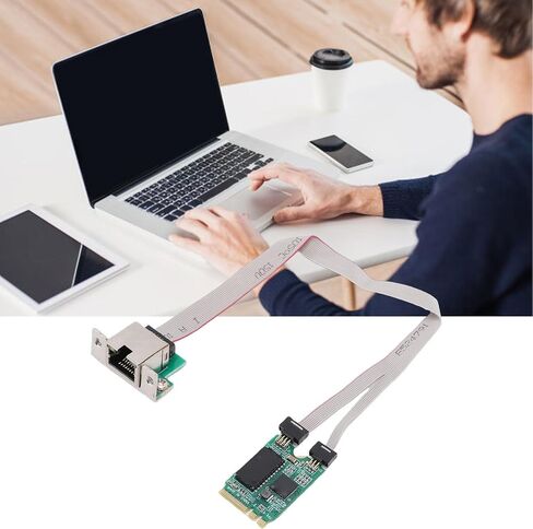 Ciciglow M.2 A + E Key 2.5G Gigabit Ethernet Network Card، 1000M 100Mbps RJ45 Port Industrial Control Card for Wins Vista 7 8 10 11 in Kuwait