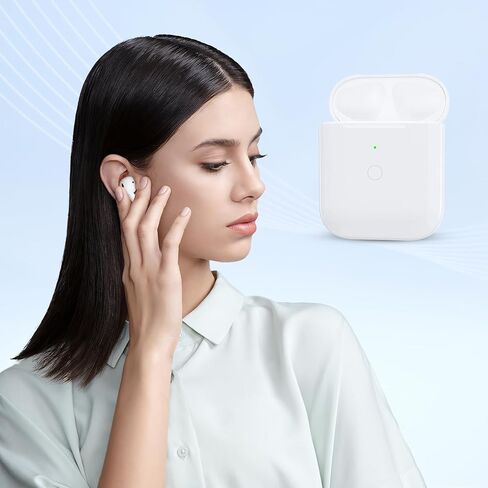 Replacement Wireless Charging Case for AirPods 1st/2nd Charging Case, AirPods 1 Charging Case Only with Bluetooth Pairing Sync Button, Compatible with A1938/A1602, No Earbuds AirPods 2 Charger Case in Kuwait