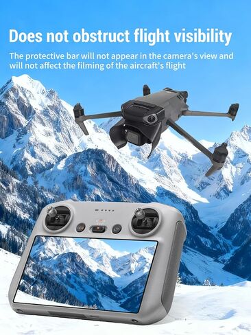Gimbal Lens Bumper for DJI Mavic 3/3 Pro, Anti-Collision Camera Lens protective case, Lightweight Protective Shockproof for DJI Mavic 3/3 Pro Accessory (Black) in Kuwait