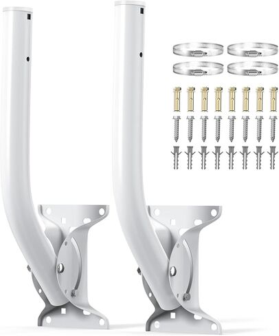 Ulna 19.68" Universal Antenna Mount - 2 Packs Wireless Bridge Bracket Reversible J Pole Mount, Heavy Duty Roof Mount for Outdoor Antenna WiFi Extender/Weather Station/Access Point/Satellite Dishes in Kuwait