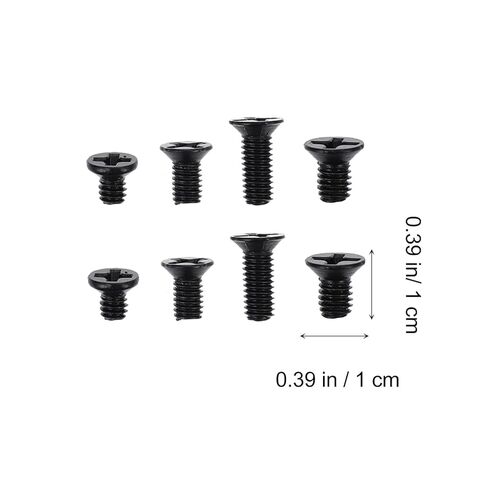 VALICLUD 450pcs Black Flat Head and Countersunk Computer Repair Screws Kit, Wear-Resistant Anti-Rust Small Screws Set for Electronic Product Fittings and Laptop Maintenance in Kuwait