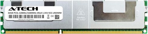 وحدة A-Tech 32 جيجابايت لنظام IBM X x3950 X6 DDR3 ECC تحميل مخفض LR DIMM PC3-12800 1600Mhz 4rx4 1.35v ذاكرة الوصول العشوائي للخادم (أي ما يعادل OEM 46W0678 47J0227 46W0676) in Kuwait