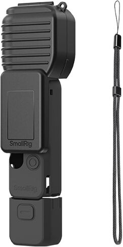 SMALLRIG Protective Cover Case Kit for DJI Osmo Pocket 4, Hard Shell and Silicone, Anti-Scratch Full Coverage Body Gimbal Screen Grip Handle, with Lanyard - 6005 in Kuwait