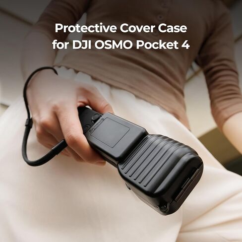 SMALLRIG Protective Cover Case Kit for DJI Osmo Pocket 4, Hard Shell and Silicone, Anti-Scratch Full Coverage Body Gimbal Screen Grip Handle, with Lanyard - 6005 in Kuwait