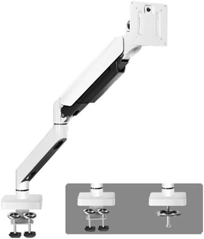 Monitor Stand Single Monitor Desk Mount, Heavy Duty Monitor Arm for 17-49 inch Screens up to 33lbs, Fully Adjustable Ultrawide Single Monitor Mount, VESA 75/100mm 27 inch in Kuwait