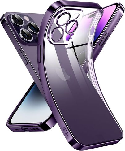 حافظة Supdeal Crystal Clear لهاتف iPhone 13 Mini، [غير صفراء] [حماية الكاميرا] [تم اختبار السقوط من الدرجة العسكرية] غطاء نحيف من السيليكون الناعم الواقي المقاوم للصدمات، 5.4 بوصة، شفاف in Kuwait