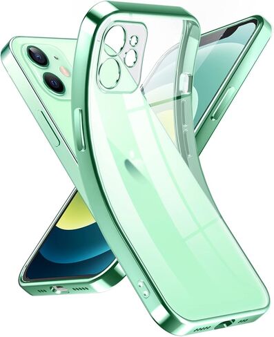 حافظة Supdeal Crystal Clear لهاتف iPhone 13 Mini، [غير صفراء] [حماية الكاميرا] [تم اختبار السقوط من الدرجة العسكرية] غطاء نحيف من السيليكون الناعم الواقي المقاوم للصدمات، 5.4 بوصة، شفاف in Kuwait