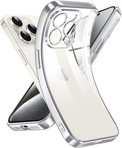 حافظة Supdeal Crystal Clear لهاتف iPhone 13 Mini، [غير صفراء] [حماية الكاميرا] [تم اختبار السقوط من الدرجة العسكرية] غطاء نحيف من السيليكون الناعم الواقي المقاوم للصدمات، 5.4 بوصة، شفاف in Kuwait
