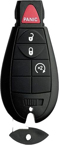 MechanMagic DIY Key Fob استبدال عدة يناسب دودج رام 1500 2500 3500 2009 2010 2011 2012 دخول بدون مفتاح التحكم عن بعد IYZ-C01C M3N5WY783X مع لوحة مفاتيح 3 أزرار قابلة للتبديل in Kuwait