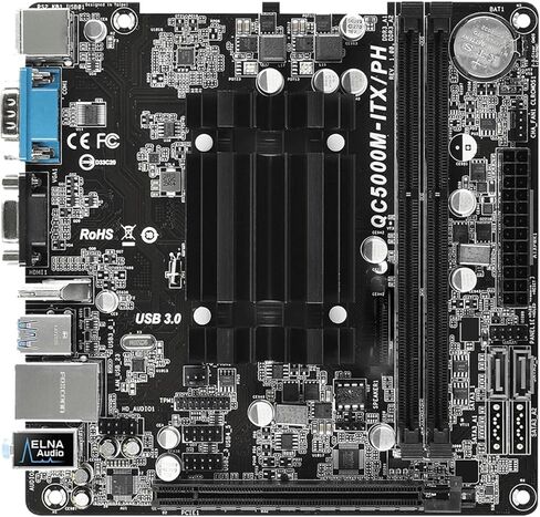 pc Motherboard Fit for ASRock QC5000M-ITX Motherboard FT3 Kabini A4-5050/5000 Quad-Core APU CPU 2xDDR3 1600MHz HDMI Mini-ITX in Kuwait