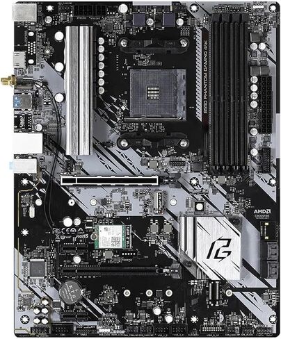 لوحة أم للكمبيوتر الشخصي مناسبة لـ ASRock B550 Phantom Gaming 4/AC اللوحة الأم تدعم Ryzen7 5800X3D R5 5600 CPU AM4 المقبس DDR4 4733MHz 128GB NVME M.2 HDMI in Kuwait