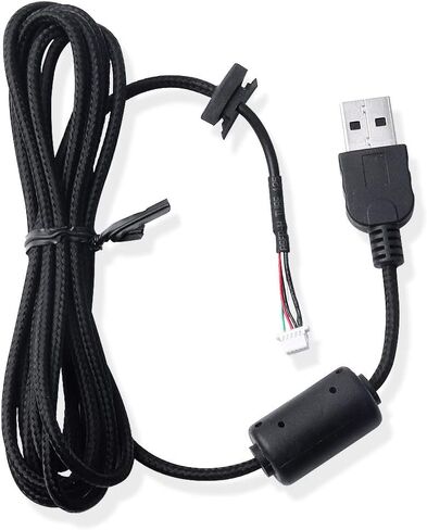 HUYUN New USB Mouse Cable Mice Line & feet Skates Teflon Replacement for Logit G9 G9X Mouse in Kuwait