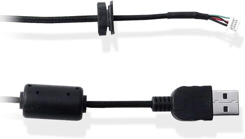 HUYUN New USB Mouse Cable Mice Line & feet Skates Teflon Replacement for Logit G9 G9X Mouse in Kuwait