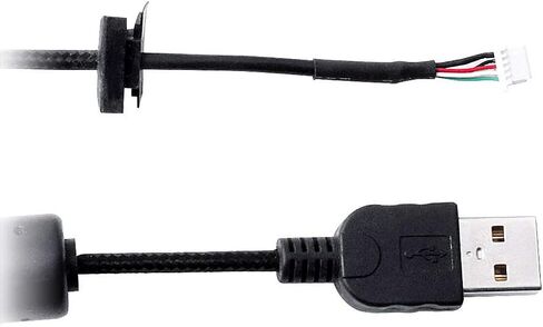 HUYUN New USB Mouse Cable Mice Line & feet Skates Teflon Replacement for Logit G9 G9X Mouse in Kuwait