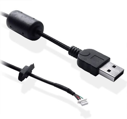 HUYUN New USB Mouse Cable Mice Line & feet Skates Teflon Replacement for Logit G9 G9X Mouse in Kuwait