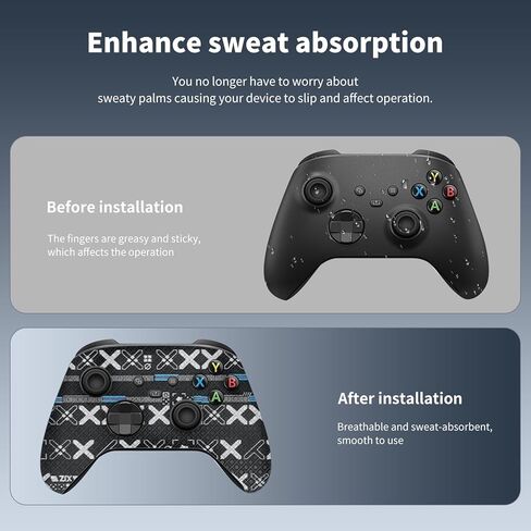 NOUKAJU DIY Mouse Grip Tape Full Coverage, DIY Anti-Slip Stickers(110 * 150MM),Mouse Anti Sweat Grip,Sweat Resistant,Easy to Apply,DIY Anti Slip Grip Tape,Printed Texture(Black) in Kuwait