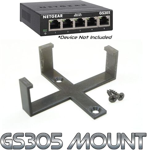 حامل على الحائط / حامل تحت المكتب لمحول الشبكة NetGear GS305 ذو 5 منافذ in Kuwait