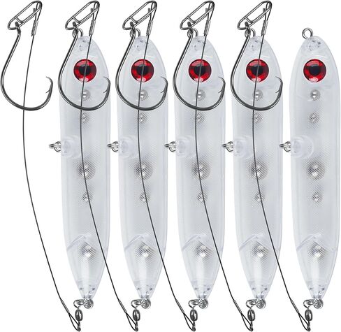 Catfish Rigs Demon Dragon Catfish Float Rigs Catfishing Rattling Line Float Lure Blank Spook Rattle Float with Circle Hooks 8/0 for Santee Cooper Rig Catfishing Tackle in Kuwait