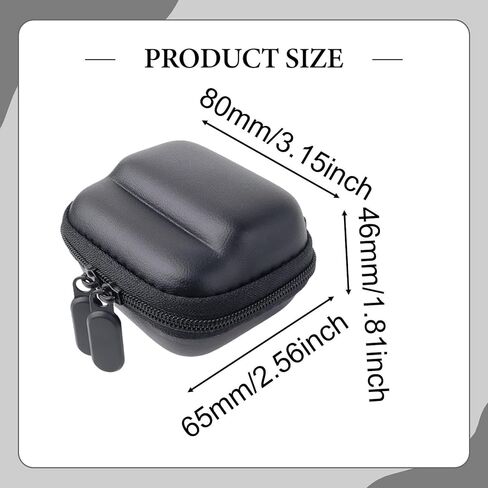 Camera Carrying Case for GO3/GO3S, Shockproof Protection Compact Portable Hard Shell Storage Bag, 3.15x2.56x1.81 inch in Kuwait
