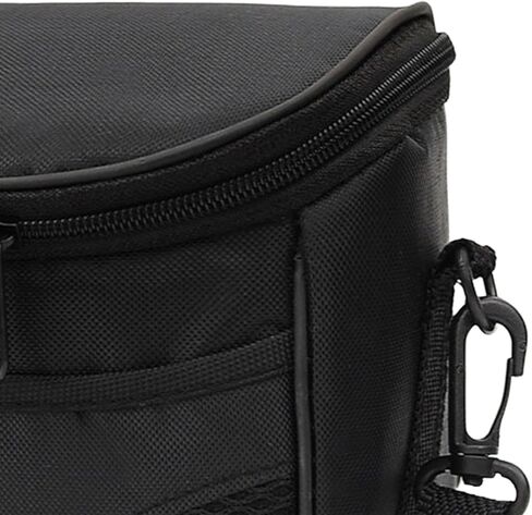 Camera Case Bag for Hiking, Soft Padded Crossbody Camera Bag 13cm x 13cm x 9cm (5.1 x 5.1 x 3.5 in), Black in Kuwait