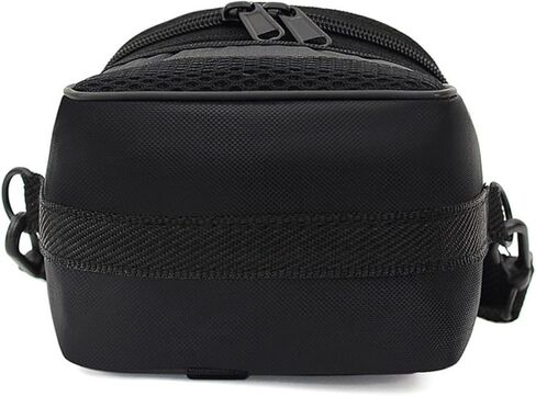 Camera Case Bag for Hiking, Soft Padded Crossbody Camera Bag 13cm x 13cm x 9cm (5.1 x 5.1 x 3.5 in), Black in Kuwait