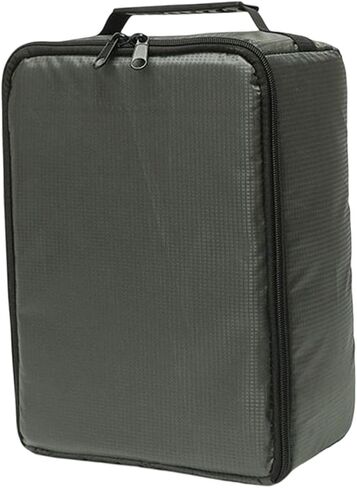 Camera Protective Bag Insert, Waterproof Shockproof DSLR SLR Carrying Case with Thicken Partition Padded Liner, Dark Gray in Kuwait