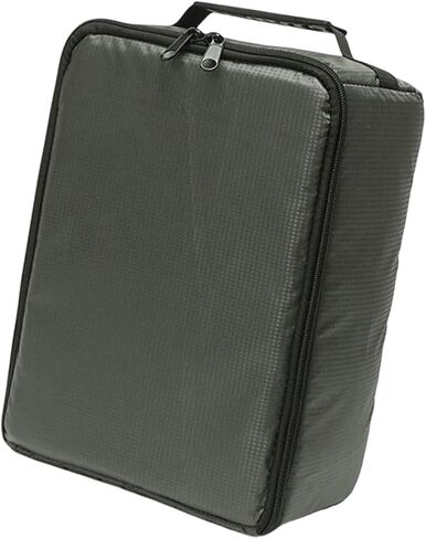 Camera Protective Bag Insert, Waterproof Shockproof DSLR SLR Carrying Case with Thicken Partition Padded Liner, Dark Gray in Kuwait