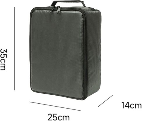 Camera Protective Bag Insert, Waterproof Shockproof DSLR SLR Carrying Case with Thicken Partition Padded Liner, Dark Gray in Kuwait