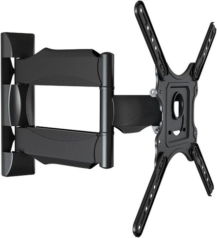 Full Motion TV Wall Mount 32" 55" Telescopic 3 Arm Bracket 70kg Capacity 400x400 Articulating Design Hidden Cable Management Easy Installation in Kuwait