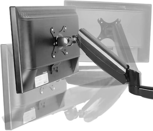 Computer Monitor Bracket Wall Mount TV Stand Adjustable Height Rotation 360° Horizontal and Vertical Universal TV Mount Good in Kuwait