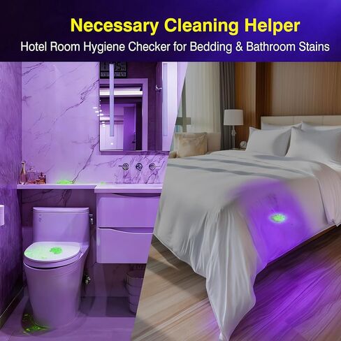 ULTRAFIRE 16 واط قوي 395 نانومتر مصباح يدوي للأشعة فوق البنفسجية باللون الأسود - مصابيح LED للأشعة فوق البنفسجية قابلة لإعادة الشحن، للكشف عن بول الكلاب/القطط، البقع الجافة، العثور على العقرب، معالجة الراتنج in Kuwait