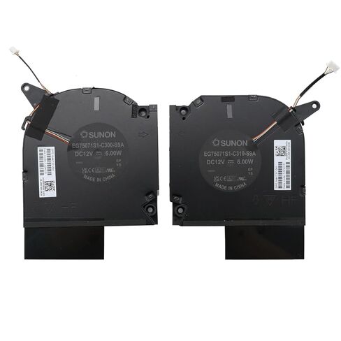 قطعة بديلة لمروحة تبريد وحدة المعالجة المركزية + وحدة معالجة الرسومات الجديدة من BestParts لجهاز HP OMEN 16-WF 16-XF، 16-wf0000 16-xf0xxx، P/N: N44737-001، مروحة 12 فولت in Kuwait