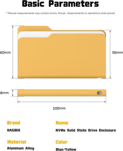 حاوية SSD، حافظة محرك أقراص صلبة خارجي USB 3.2 Gen2 بسرعة 10 جيجابت في الثانية إلى NVMe PCI-E M.2 SSD، حاوية محرك أقراص صلبة خارجي M.2 لجهاز MacBook Laptop iPad Android iPhone 17 Pro Max (أزرق 2230-2280) in Kuwait